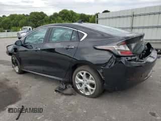2018 Chevrolet Volt Premier z VIN 1G1RD6S57JU152366, wystawiony jako Copart lot #59594393 z przebiegiem 53 616 mil mil oraz . Historia ofert i sprzedaży dostępna na DreamBid. Obrazek 2.