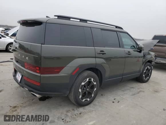 2024 Hyundai Santa Fe SEL z VIN 5NMP24GL0RH014199, wystawiony jako Copart lot #44029185 z przebiegiem 42 812 mil mil oraz Czysty tytuł • Clean title. Historia ofert i sprzedaży dostępna na DreamBid. Obrazek 3.