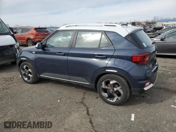 ✅ 2021 Hyundai Venue Denim • VIN: KMHRC8A30MU081694 • Lot: 45581565. Listed on Copart with 88,034 mi. Free auction sales archive from the USA and detailed vehicle history report at DreamBid. Image 2.