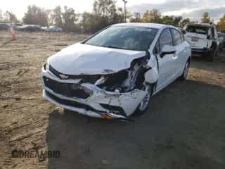 2017 Chevrolet Cruze LT z VIN 1G1BE5SM3H7202043, wystawiony jako Copart lot #65612392 z przebiegiem 58 412 mil mil oraz . Historia ofert i sprzedaży dostępna na DreamBid. Obrazek 2.