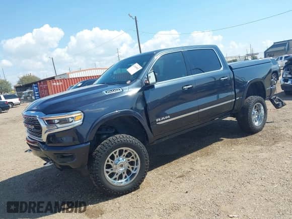 2019 Ram 1500 Limited z VIN 1C6SRFHT6KN921748, wystawiony jako IAAI lot #43169003 z przebiegiem 91 262 mil mil oraz . Historia ofert i sprzedaży dostępna na DreamBid. Obrazek 2.