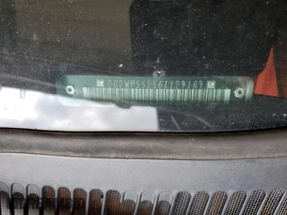 ✅ 2006 Pontiac Grand Prix • VIN: 2G2WP552561129169 • Lot: 67959135. Wystawiony na Copart z przebiegiem 193 260 mil. Bezpłatny archiwum sprzedaży aukcyjnych z USA i szczegółowy raport historii pojazdu na DreamBid. Zdjęcie 12.