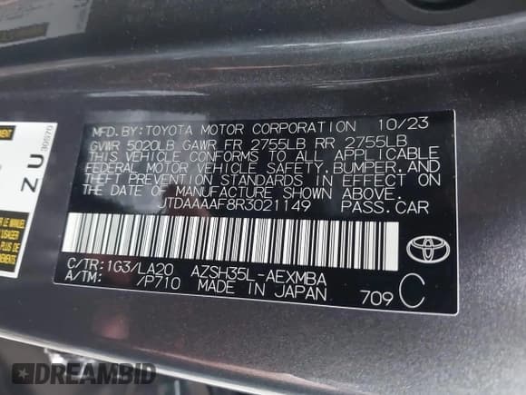 ✅ 2024 Toyota Crown XLE • VIN: JTDAAAAF8R3021149 • Lot: 42225940. Wystawiony na IAAI z przebiegiem 8 526 mil. Bezpłatny archiwum sprzedaży aukcyjnych z USA i szczegółowy raport historii pojazdu na DreamBid. Zdjęcie 9.