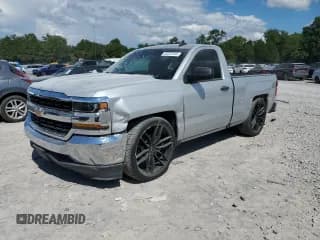 ✅ 2018 Chevrolet Silverado 1500 Work Truck • VIN: 1GCNCNEC1JZ287200 • Лот: 66287565. Опубликован ранее на Copart с пробегом 47 419 миль. Бесплатный доступ к архиву аукционных продаж из США и подробный отчёт об истории автомобиля на DreamBid. Изображение 1.