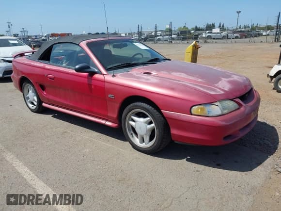 ✅ 1994 Ford Mustang • VIN: 1FALP45T3RF228920 • Lot: 42118270. Listed on IAAI with 152,049 mi. Free auction sales archive from the USA and detailed vehicle history report at DreamBid. Image 1.