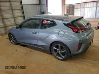2019 Hyundai Veloster Premium z VIN KMHTG6AF9KU012802, wystawiony jako Copart lot #46091975 z przebiegiem Nie podano mil oraz Szkoda całkowita • Salvage title. Historia ofert i sprzedaży dostępna na DreamBid. Obrazek 2.