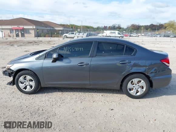 ✅ 2013 Honda Civic LX • VIN: 19XFB2F56DE100247 • Lot: 43554949. Listed on IAAI with 80,996 mi. Free auction sales archive from the USA and detailed vehicle history report at DreamBid. Image 14.