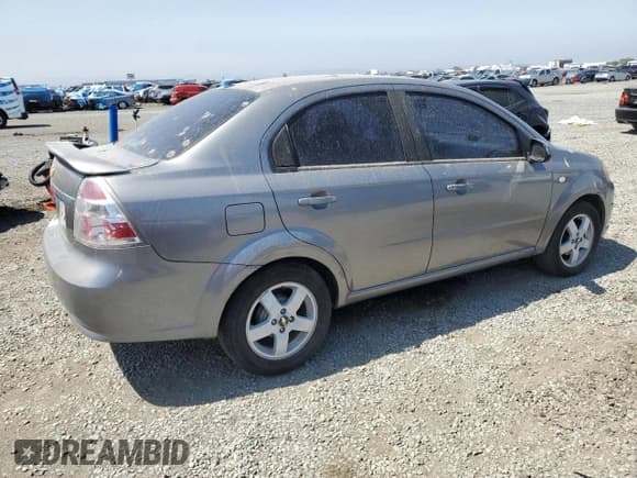 ✅ 2007 Chevrolet Aveo LT • VIN: KL1TG56607B053675 • Lot: 58504415. Wystawiony na Copart z przebiegiem 214 019 mil. Bezpłatny archiwum sprzedaży aukcyjnych z USA i szczegółowy raport historii pojazdu na DreamBid. Zdjęcie 3.