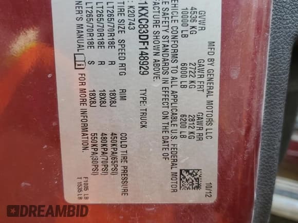 ✅ 2013 Chevrolet Silverado 2500HD LT • VIN: 1GC1KXC83DF148929 • Lot: 78189544. Wystawiony na Copart z przebiegiem 220 045 mil. Bezpłatny archiwum sprzedaży aukcyjnych z USA i szczegółowy raport historii pojazdu na DreamBid. Zdjęcie 13.