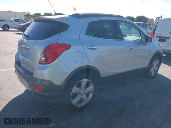 ✅ 2015 Buick Encore Convenience • VIN: KL4CJFSB4FB227243 • Lot: 43776028. Wystawiony na IAAI z przebiegiem 89 689 mil. Bezpłatny archiwum sprzedaży aukcyjnych z USA i szczegółowy raport historii pojazdu na DreamBid. Zdjęcie 4.