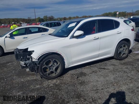 ✅ 2020 Alfa Romeo Stelvio Ti • VIN: ZASPAKBN6L7C91932 • Lot: 43447742. Listed on IAAI with 41,742 mi. Free auction sales archive from the USA and detailed vehicle history report at DreamBid. Image 2.