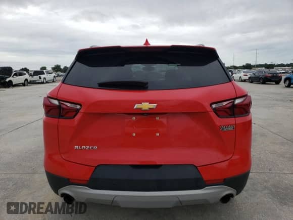 2020 Chevrolet Blazer LT with VIN 3GNKBCR40LS663325, listed as a Copart auction lot 70510904 with Not provided miles and Salvage title. Bid and sale history available at DreamBid. Image 6.