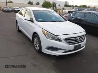✅ 2016 Hyundai Sonata SE • VIN: 5NPE24AF9GH280055 • Лот: 43418150. Опубликован ранее на IAAI с пробегом 77 395 миль. Бесплатный доступ к архиву аукционных продаж из США и подробный отчёт об истории автомобиля на DreamBid. Изображение 1.