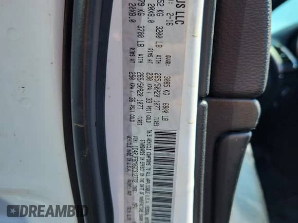 2016 Jeep Grand Cherokee Limited с VIN 1C4RJFBM0GC312772, выставлен на аукционе Copart как лот 64206635 с пробегом 141 208 миль миль и Чистый • Clean title. История ставок и продаж доступна на DreamBid. Изображение 12.