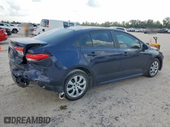 ✅ 2024 Toyota Corolla LE • VIN: 5YFB4MDE2RP212993 • Lot: 82083485. Listed on Copart with 30,868 mi. Free auction sales archive from the USA and detailed vehicle history report at DreamBid. Image 3.