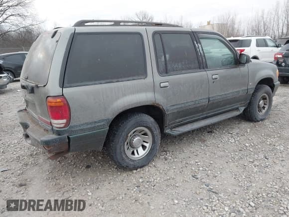 ✅ 1999 Mercury Mountaineer • VIN: 4M2DU55P9XUJ32454 • Lot: 43766060. Listed on IAAI with 164,862 mi. Free auction sales archive from the USA and detailed vehicle history report at DreamBid. Image 4.