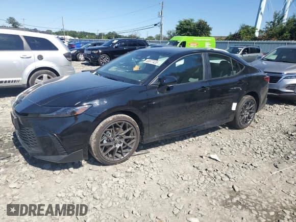 ✅ 2025 Toyota Camry LE • VIN: 4T1DBADKXSU023743 • Лот: 69977435. Опубликован ранее на Copart с пробегом Не указан. Бесплатный доступ к архиву аукционных продаж из США и подробный отчёт об истории автомобиля на DreamBid. Изображение 1.