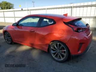 2020 Hyundai Veloster 2.0 with VIN KMHTG6AFXLU029657, listed as a Copart auction lot 73000104 with 89,333 mi miles and Salvage title. Bid and sale history available at DreamBid. Image 2.
