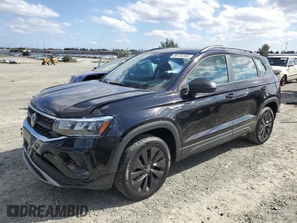 ✅ 2024 Volkswagen Taos S • VIN: 3VV5X7B23RM079216 • Lot: 86134265. Listed on Copart with 30,653 mi. Free auction sales archive from the USA and detailed vehicle history report at DreamBid. Image 1.