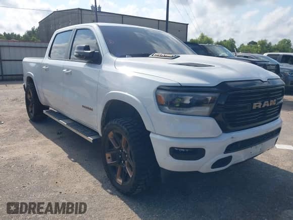 2022 Ram 1500 Laramie с VIN 1C6RREJT2NN126784, выставлен на аукционе IAAI как лот 42946808 с пробегом 55 666 миль миль и . История ставок и продаж доступна на DreamBid. Изображение 1.