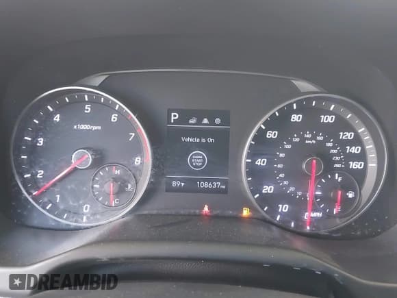 ✅ 2019 Hyundai Elantra Sport • VIN: KMHD04LB1KU833481 • Lot: 43269177. Listed on IAAI with 108,637 mi. Free auction sales archive from the USA and detailed vehicle history report at DreamBid. Image 7.