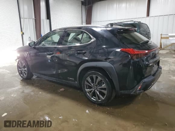 ✅ 2021 Lexus UX 250h F Sport • VIN: JTHR9JBH2M2039204 • Lot: 62117095. Listed on Copart with 21,327 mi. Free auction sales archive from the USA and detailed vehicle history report at DreamBid. Image 2.