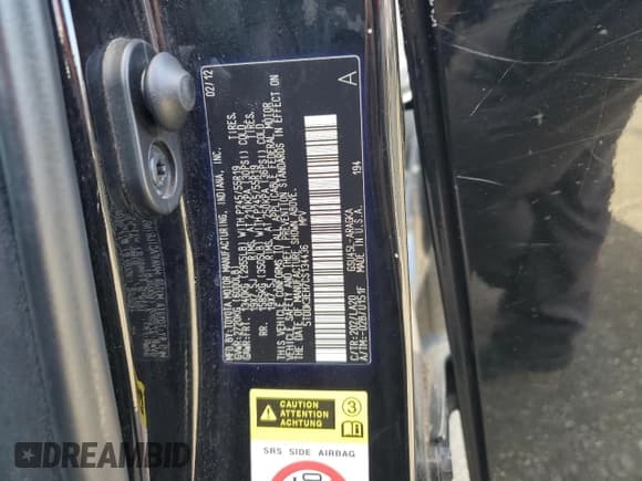 ✅ 2012 Toyota Highlander Limited • VIN: 5TDDK3EH7CS134436 • Lot: 91999215. Listed on Copart with 95,745 mi. Free auction sales archive from the USA and detailed vehicle history report at DreamBid. Image 13.