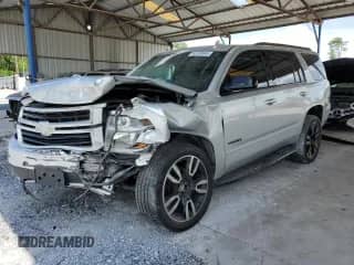 2019 Chevrolet Tahoe Premier с VIN 1GNSCCKJ4KR266232, выставлен на аукционе Copart как лот 63289845 с пробегом 89 157 миль миль и Списание • Salvage title. История ставок и продаж доступна на DreamBid. Изображение 1.