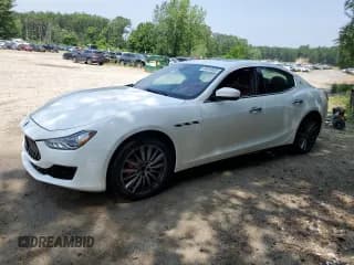 ✅ 2018 Maserati Ghibli • VIN: ZAM57XSA3J1296624 • Lot: 60810835. Wystawiony na Copart z przebiegiem 62 582 mil. Bezpłatny archiwum sprzedaży aukcyjnych z USA i szczegółowy raport historii pojazdu na DreamBid. Zdjęcie 1.