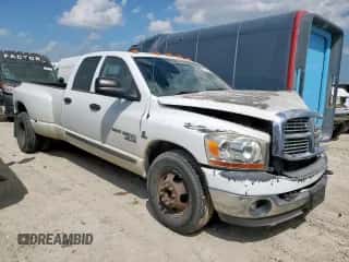 2006 Dodge 3500 SLT z VIN 3D7ML48C56G172775, wystawiony jako Copart lot #50087985 z przebiegiem 363 008 mil mil oraz Szkoda całkowita • Salvage title. Historia ofert i sprzedaży dostępna na DreamBid. Obrazek 4.