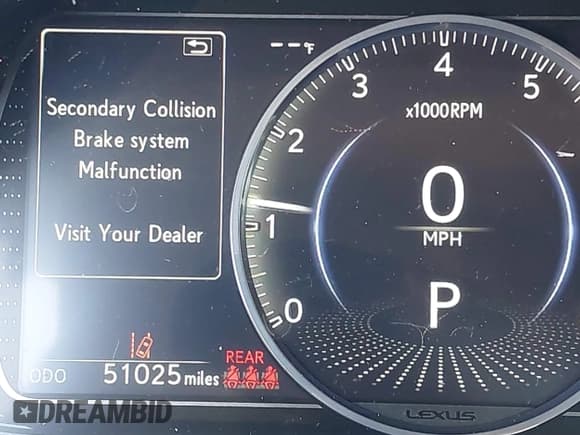 ✅ 2020 Lexus ES 350 • VIN: 58ADZ1B13LU068619 • Lot: 43244623. Listed on IAAI with 51,025 mi. Free auction sales archive from the USA and detailed vehicle history report at DreamBid. Image 15.