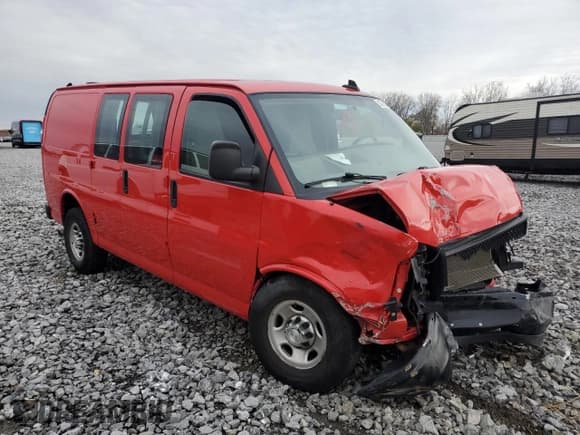 ✅ 2021 Chevrolet Express Cargo • VIN: 1GCWGAFP5M1225756 • Lot: 91323825. Listed on Copart with 81,124 mi. Free auction sales archive from the USA and detailed vehicle history report at DreamBid. Image 4.
