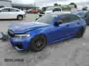 2021 BMW 3 Series M340i with VIN 3MW5U7J02M8B53862, listed as a Copart auction lot 61327525 with 99,392 mi miles and Salvage title. Bid and sale history available at DreamBid. Image 1.