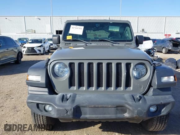 ✅ 2020 Jeep Wrangler Willys • VIN: 1C4GJXAG4LW164787 • Lot: 41719754. Listed on IAAI with 63,802 mi. Free auction sales archive from the USA and detailed vehicle history report at DreamBid. Image 12.
