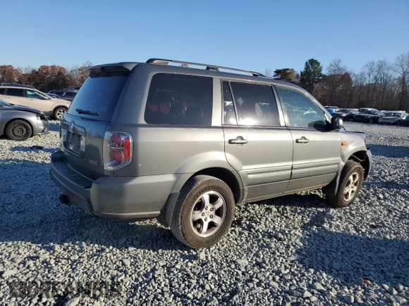 ✅ 2007 Honda Pilot EX-L • VIN: 5FNYF28607B029158 • Лот: 92174025. Опубликован ранее на Copart с пробегом 262 681 миль. Бесплатный доступ к архиву аукционных продаж из США и подробный отчёт об истории автомобиля на DreamBid. Изображение 3.