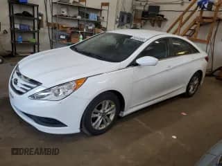 2014 Hyundai Sonata GLS with VIN 5NPEB4AC3EH857469, listed as a Copart auction lot 84544955 with 172,553 mi miles and Salvage title. Bid and sale history available at DreamBid. Image 1.