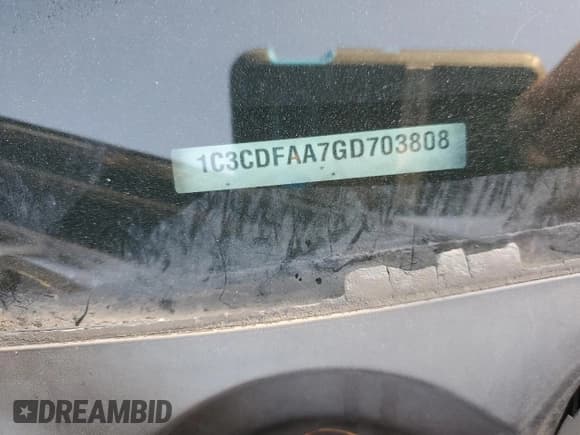 ✅ 2016 Dodge Dart SE • VIN: 1C3CDFAA7GD703808 • Лот: 81520635. Опубликован ранее на Copart с пробегом 128 593 миль. Бесплатный доступ к архиву аукционных продаж из США и подробный отчёт об истории автомобиля на DreamBid. Изображение 13.