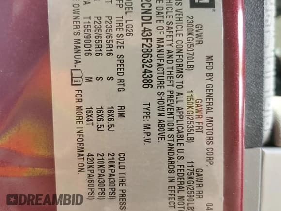 ✅ 2008 Chevrolet Equinox LT • VIN: 2CNDL43F286324386 • Лот: 66798485. Опубликован ранее на Copart с пробегом 39 310 миль. Бесплатный доступ к архиву аукционных продаж из США и подробный отчёт об истории автомобиля на DreamBid. Изображение 13.