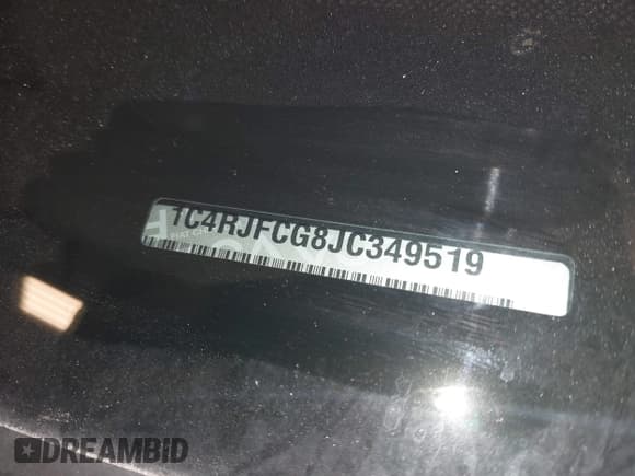 ✅ 2018 Jeep Grand Cherokee High Altitude • VIN: 1C4RJFCG8JC349519 • Lot: 43109542. Listed on IAAI with 189,154 mi. Free auction sales archive from the USA and detailed vehicle history report at DreamBid. Image 9.