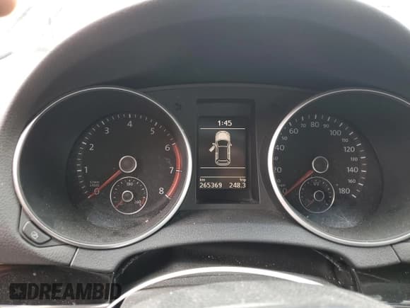 ✅ 2012 Volkswagen Golf GTI Autobahn • VIN: WVWHV7AJ0CW193286 • Lot: 53337005. Listed on Copart with 265,369 mi. Free auction sales archive from the USA and detailed vehicle history report at DreamBid. Image 9.