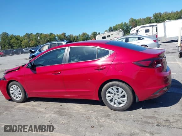 ✅ 2020 Hyundai Elantra SE • VIN: KMHD74LFXLU070764 • Lot: 43360497. Listed on IAAI with 43,140 mi. Free auction sales archive from the USA and detailed vehicle history report at DreamBid. Image 14.