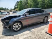 ✅ 2015 Honda Accord EX-L • VIN: 1HGCR2F88FA097268 • Lot: 55298235. Listed on Copart with 57,644 mi. Free auction sales archive from the USA and detailed vehicle history report at DreamBid. Image 1.