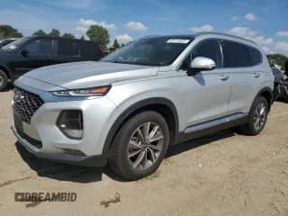 2019 Hyundai Santa Fe Ultimate with VIN 5NMS5CAD4KH054594, listed as a Copart auction lot 68114585 with 116,066 mi miles and Salvage title. Bid and sale history available at DreamBid. Image 1.