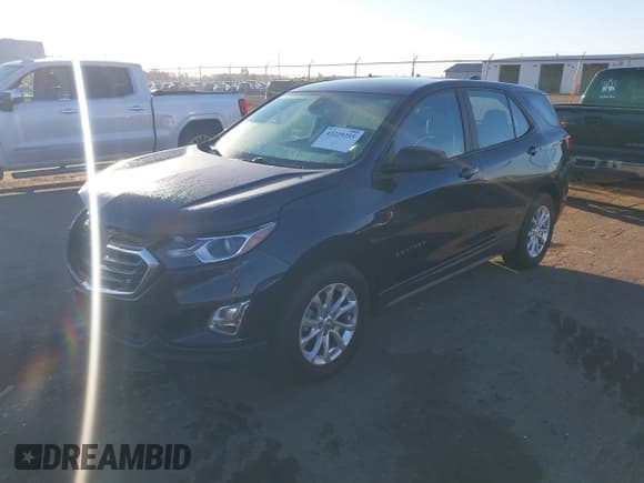 ✅ 2021 Chevrolet Equinox LS • VIN: 3GNAXHEV5MS104332 • Lot: 43229255. Listed on IAAI with 126,804 mi. Free auction sales archive from the USA and detailed vehicle history report at DreamBid. Image 2.