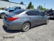 ✅ 2014 Infiniti Q50 Premium • VIN: JN1BV7AP2EM670957 • Lot: 59390435. Listed on Copart with 107,625 mi. Free auction sales archive from the USA and detailed vehicle history report at DreamBid. Image 3.