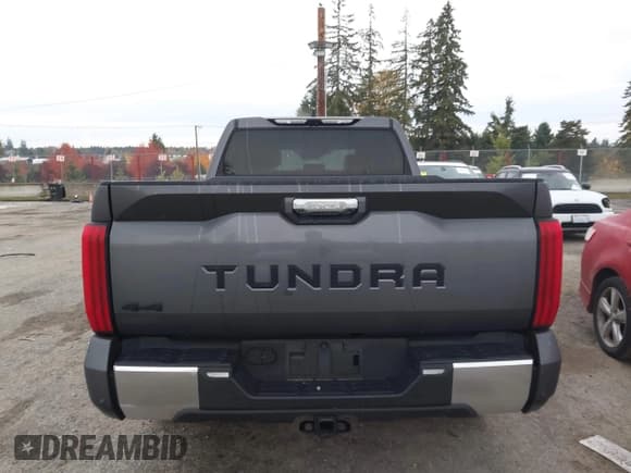 ✅ 2023 Toyota Tundra Limited • VIN: 5TFJA5EC6PX019655 • Lot: 43572446. Listed on IAAI with 7,903 mi. Free auction sales archive from the USA and detailed vehicle history report at DreamBid. Image 17.