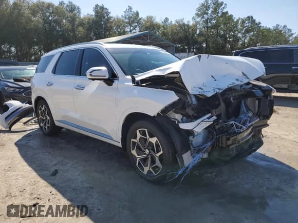 ✅ 2022 Hyundai Palisade Calligraphy • VIN: KM8R74HE0NU412246 • Лот: 45498005. Опубликован ранее на Copart с пробегом 41 947 миль. Бесплатный доступ к архиву аукционных продаж из США и подробный отчёт об истории автомобиля на DreamBid. Изображение 4.