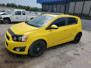 2015 Chevrolet Sonic LT with VIN 1G1JC6SB2F4208775, listed as a Copart auction lot 65245085 with 119,936 mi miles and Clean title. Bid and sale history available at DreamBid. Image 1.