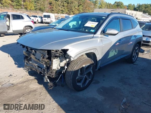 ✅ 2022 Hyundai Tucson SEL • VIN: 5NMJCCAE3NH137769 • Lot: 43424012. Listed on IAAI with 15,832 mi. Free auction sales archive from the USA and detailed vehicle history report at DreamBid. Image 2.