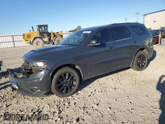 ✅ 2018 Dodge Durango GT • VIN: 1C4RDJDG3JC317327 • Lot: 85688915. Listed on Copart with 158,760 mi. Free auction sales archive from the USA and detailed vehicle history report at DreamBid. Image 1.